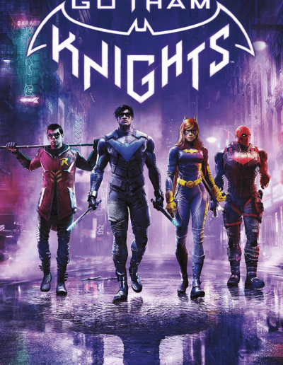 gotham knights video game poster